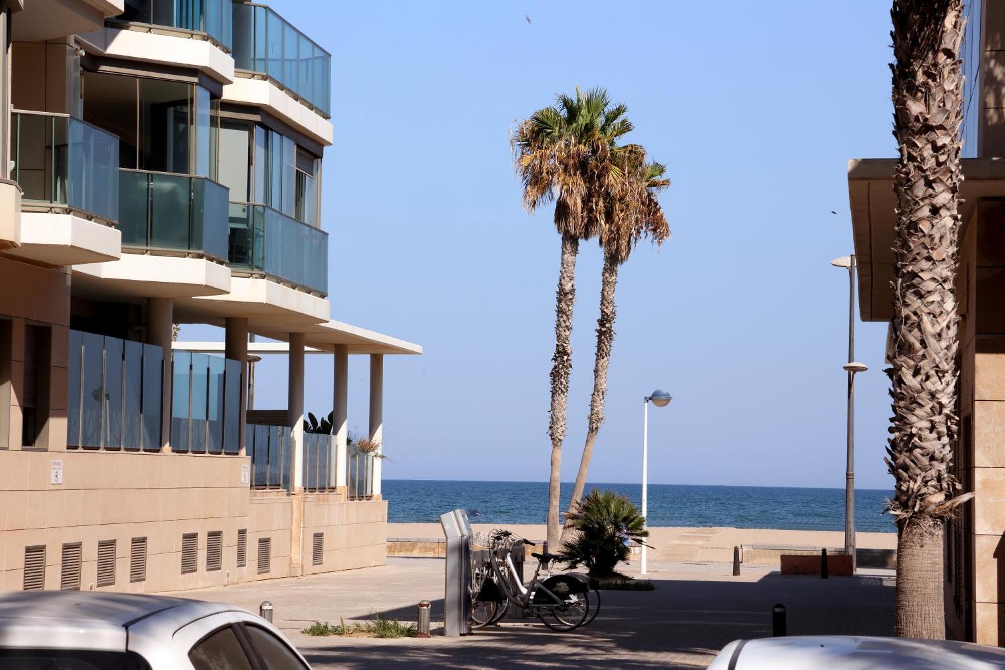 Apartamento Dos Habitaciones Primera Linea De Playa Valencia Buitenkant foto